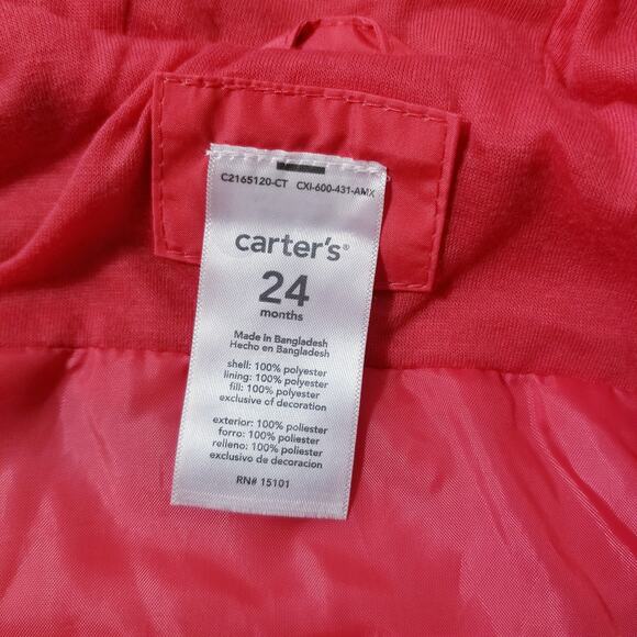 Carter's Polka Dot Lady Bug Baby Rain Jacket - Picture 2 of 9